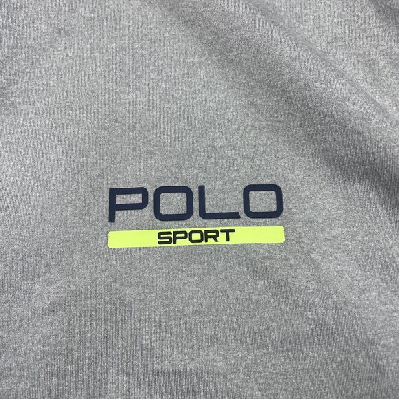 Polo Sport Ralph Lauren Pullover Mens Extra Large Gray Quarter Zip ThermoVent - Picture 3 of 12